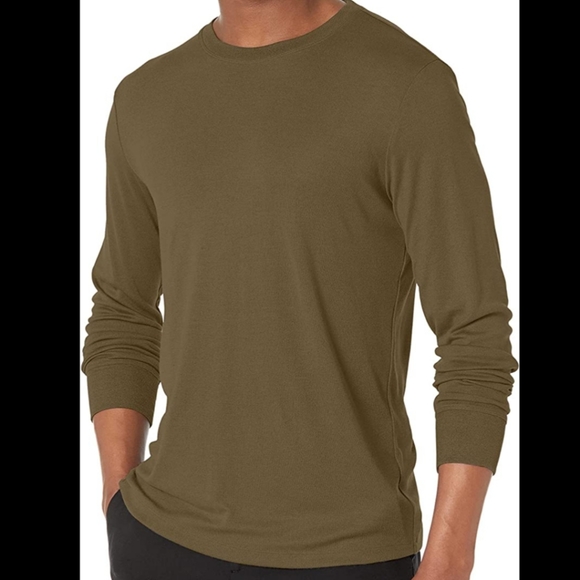Theory Gaskell NL Anemone Long Sleeve soft tee green size XL - Picture 6 of 6